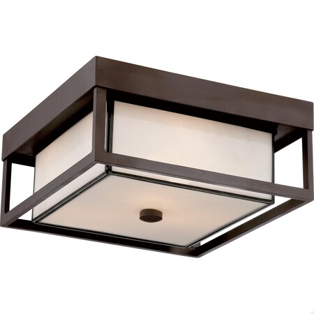Quoizel Powell 3-Light Western Bronze Flush Mount PWL1313WT